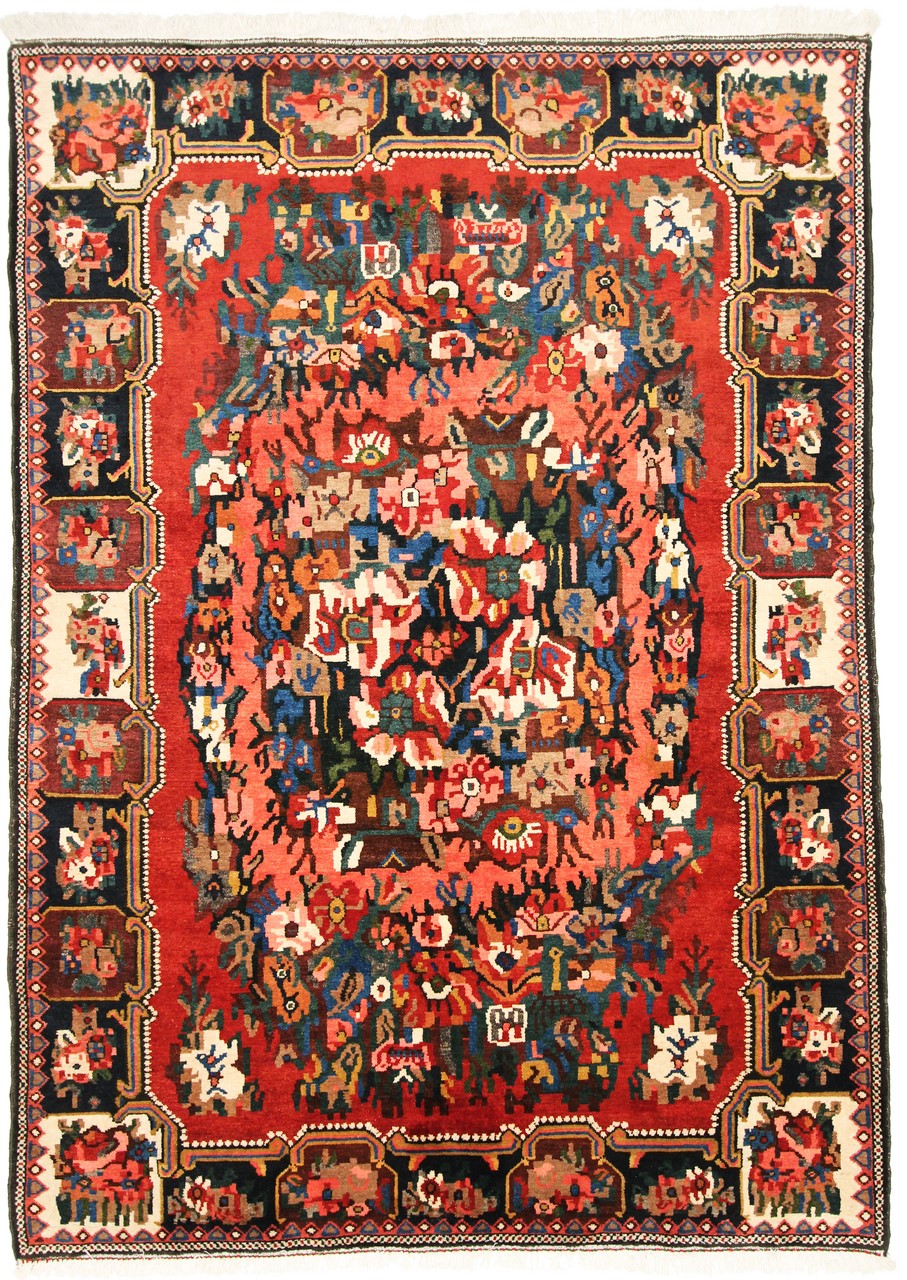 Persian Rug Bakhtiari Old 226x154 226x154, Persian Rug Knotted by hand