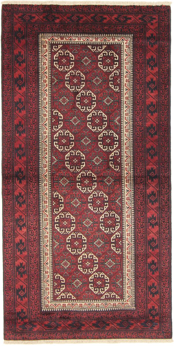Persian Rug Baluch 6'0"x3'0" 6'0"x3'0", Persian Rug Knotted by hand