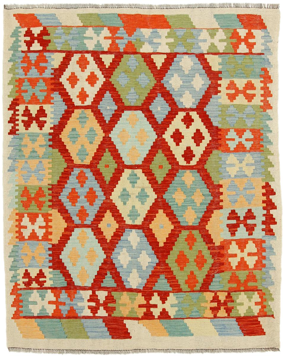 Afghanischer Teppich Kelim Afghan 165x134 165x134, Perserteppich Handgewebt