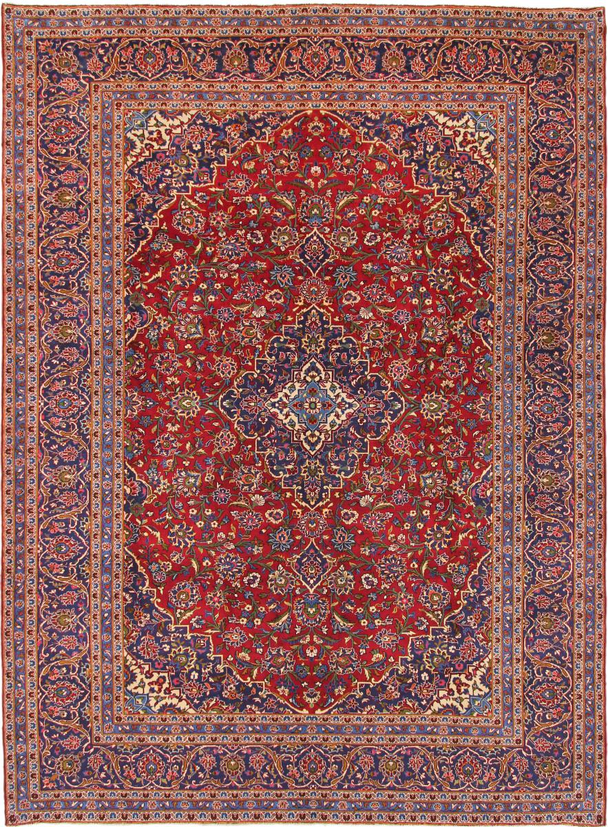 Tapis persan Kashan 400x293 400x293, Tapis persan Noué à la main