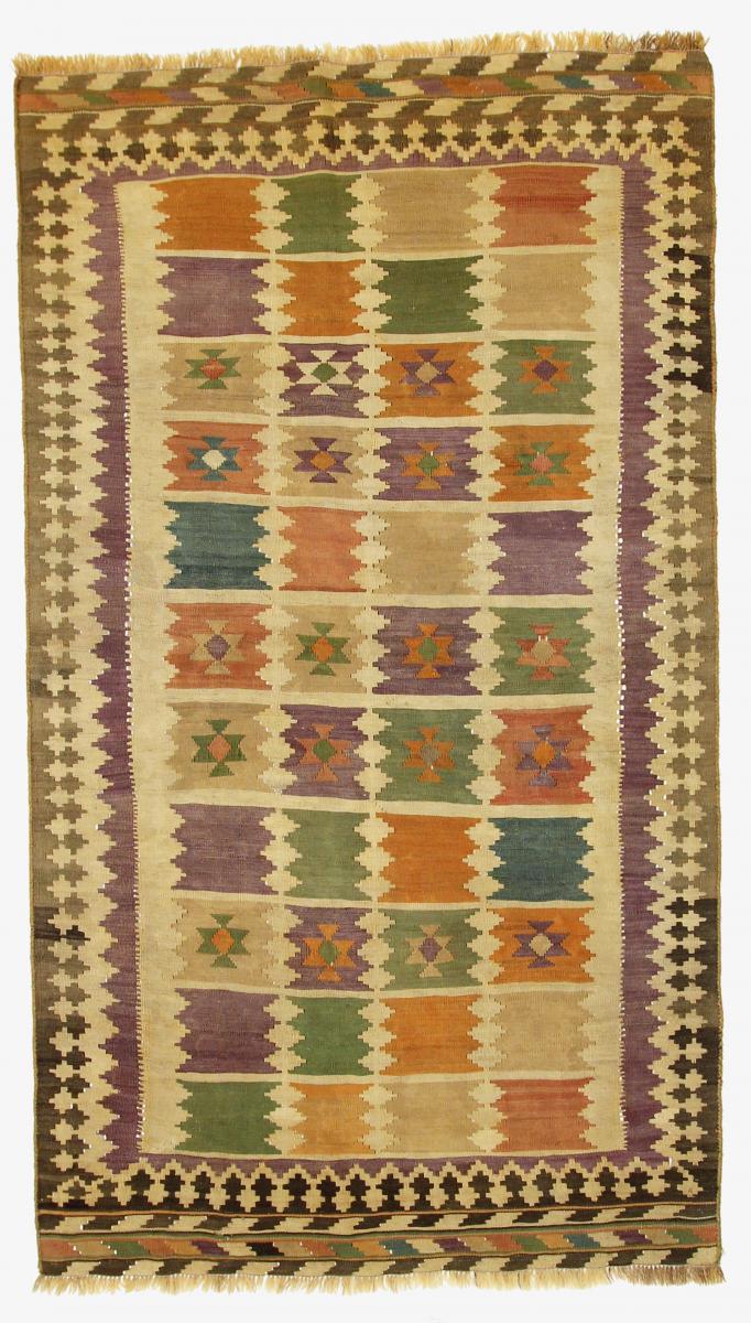 Tapis persan Kilim Fars Old Style 225x129 225x129, Tapis persan Tissé à la main