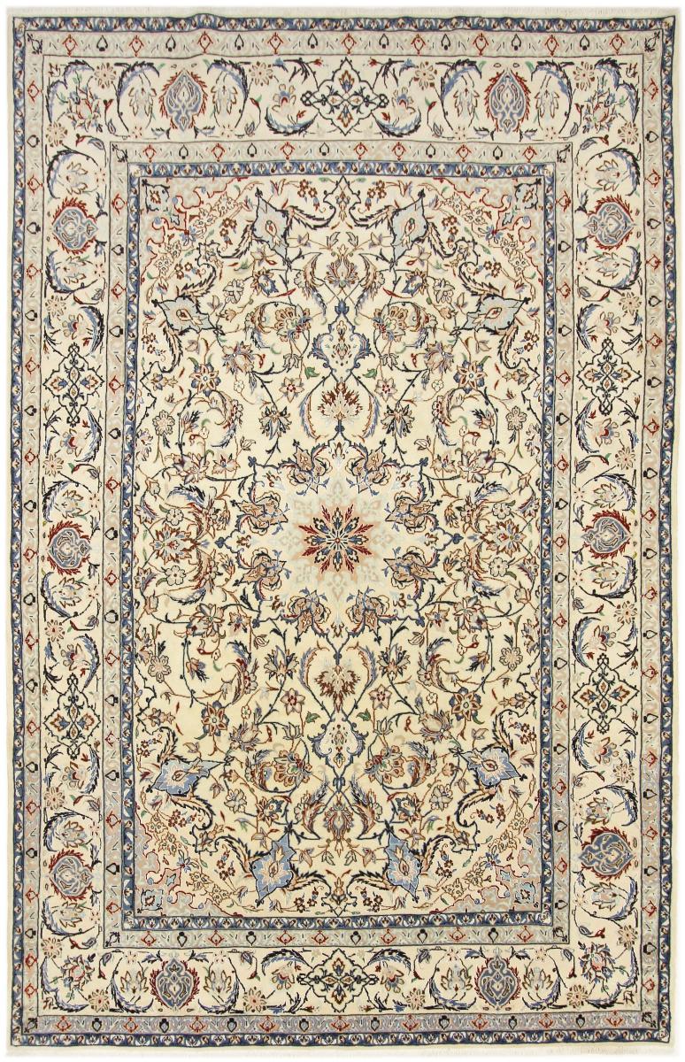 Persian Rug Nain 9La 10'4"x6'7" 10'4"x6'7", Persian Rug Knotted by hand