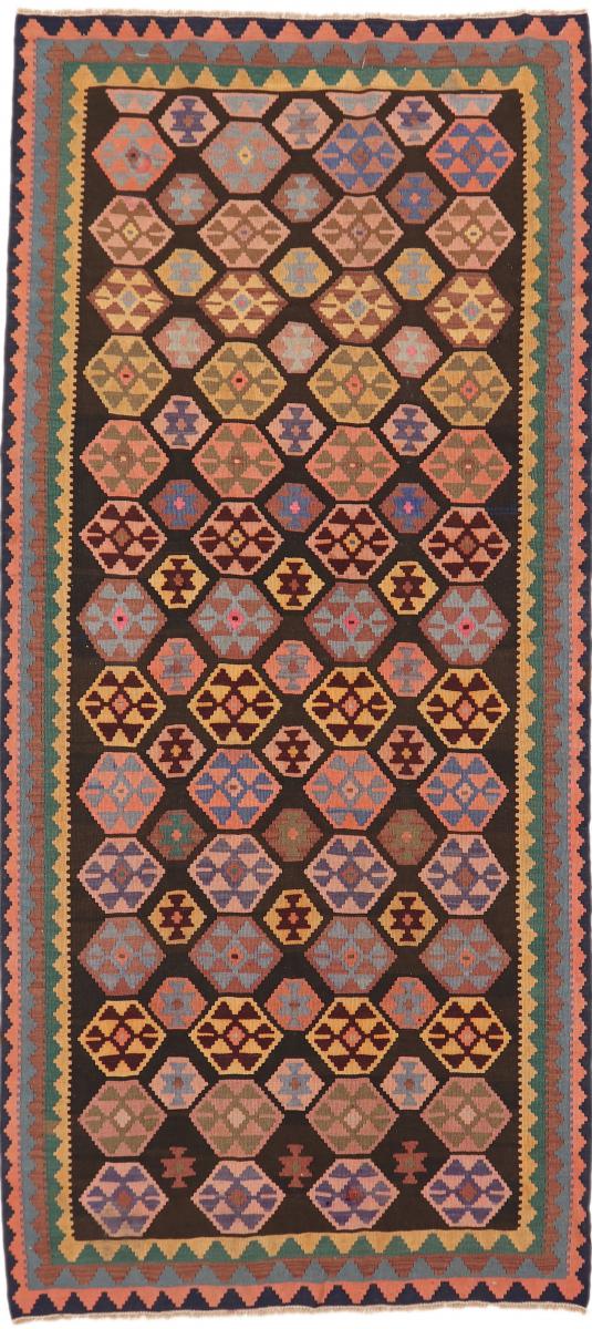 Perzisch tapijt Kilim Fars Azerbeidzjan Antiek 10'10"x4'11" 10'10"x4'11", Perzisch tapijt Handgeweven