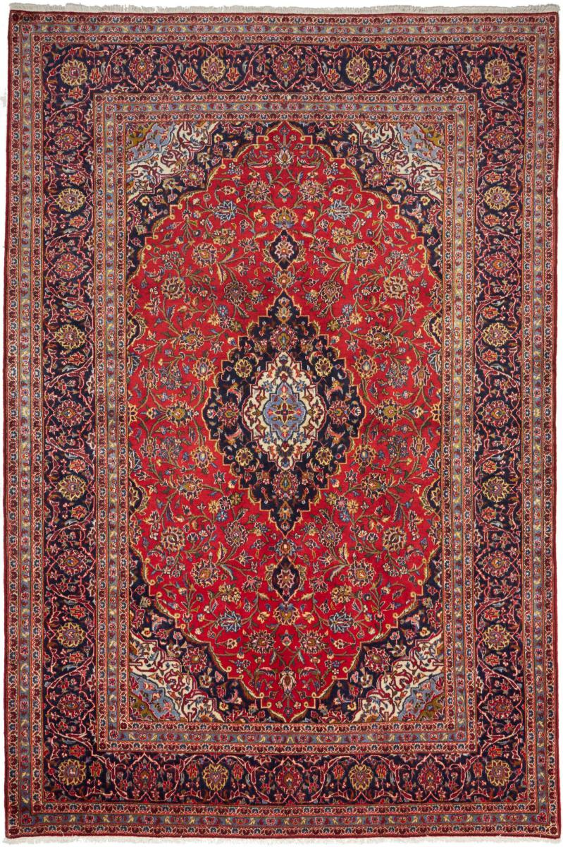 Persian Rug Keshan 9'10"x6'8" 9'10"x6'8", Persian Rug Knotted by hand