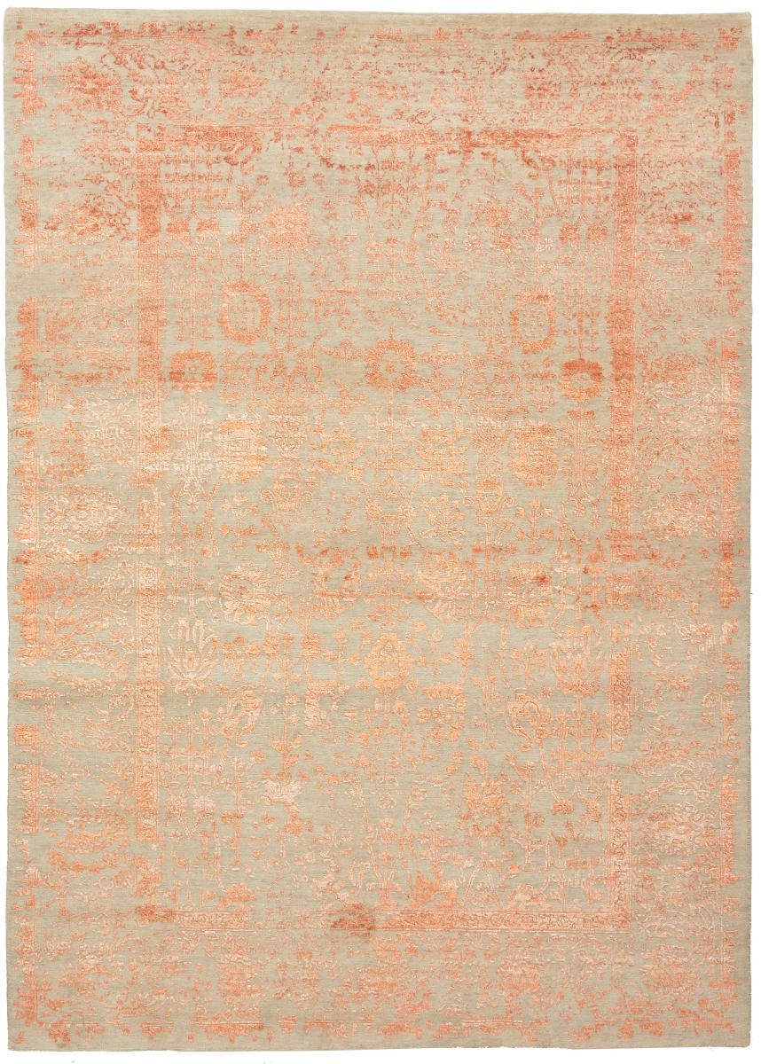 インドのカーペット Sadraa 7'10"x5'7" 7'10"x5'7",  ペルシャ絨毯 手織り