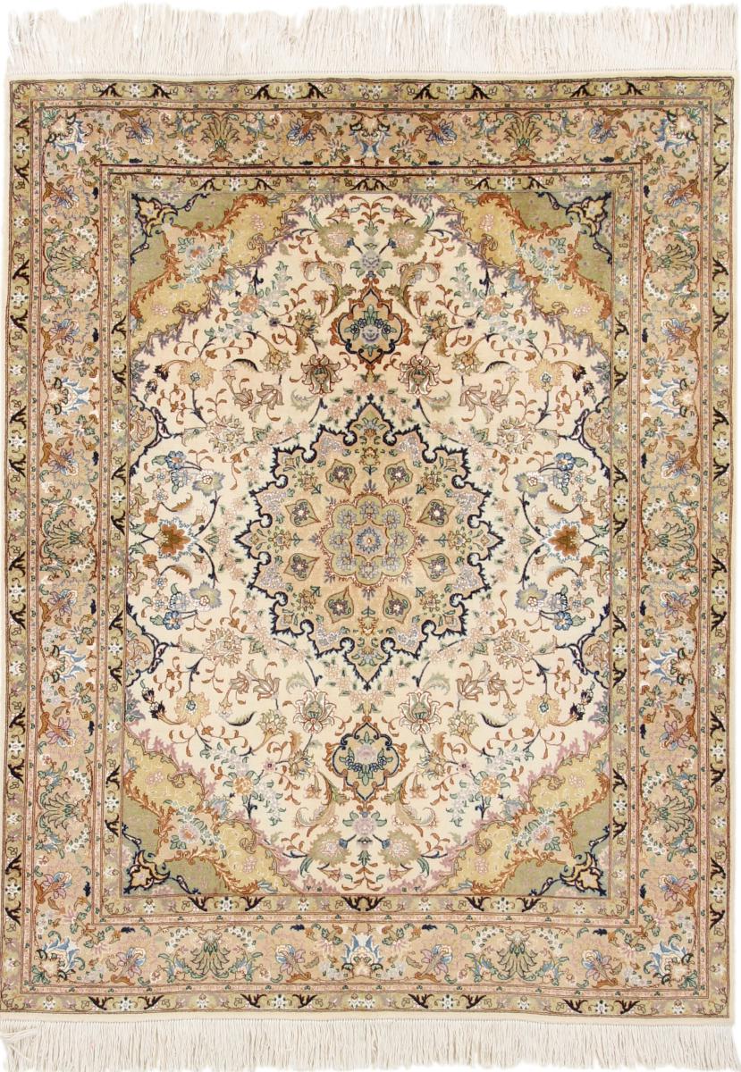 Perzsa szőnyeg Tabriz 50Raj 194x152 194x152, Perzsa szőnyeg Kézzel csomózva
