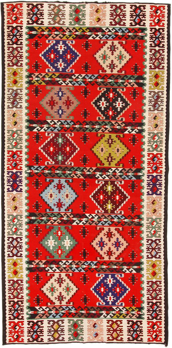 Perserteppich Kelim Fars Antik 274x134 274x134, Perserteppich Handgewebt