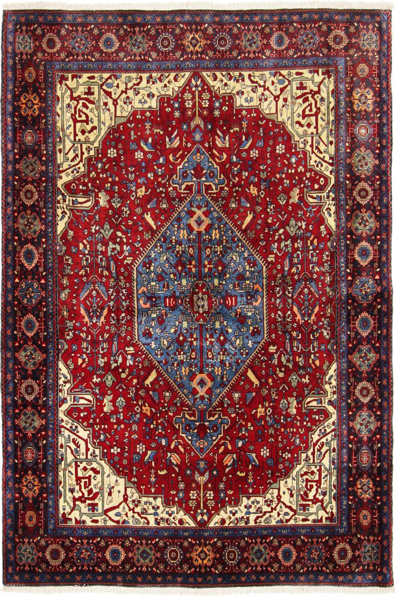 Tapis persan Bidjar 202x134 202x134, Tapis persan Noué à la main