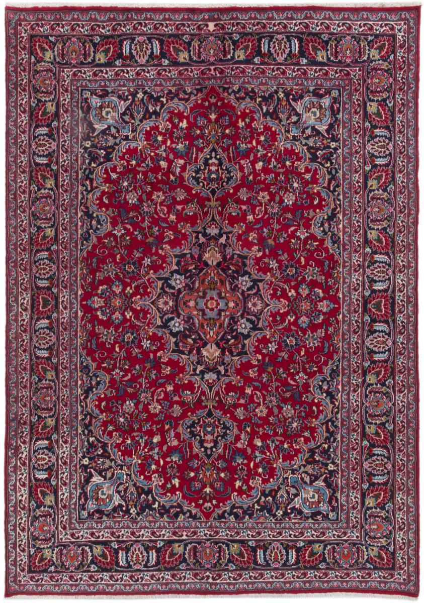 Persian Rug Mashhad 9'4"x6'7" 9'4"x6'7", Persian Rug Knotted by hand