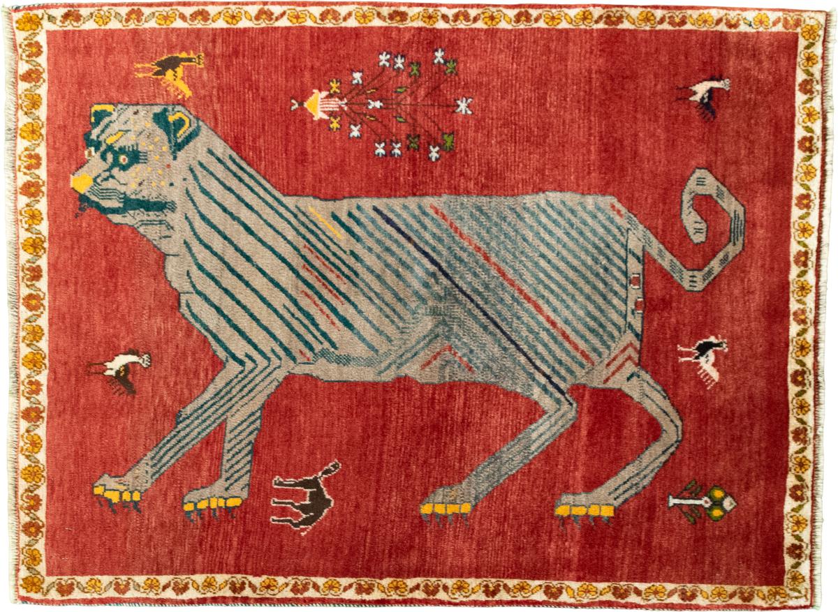  ペルシャ絨毯 ペルシャ ギャッベ ペルシャ ヤラメー 134x100 134x100,  ペルシャ絨毯 手織り