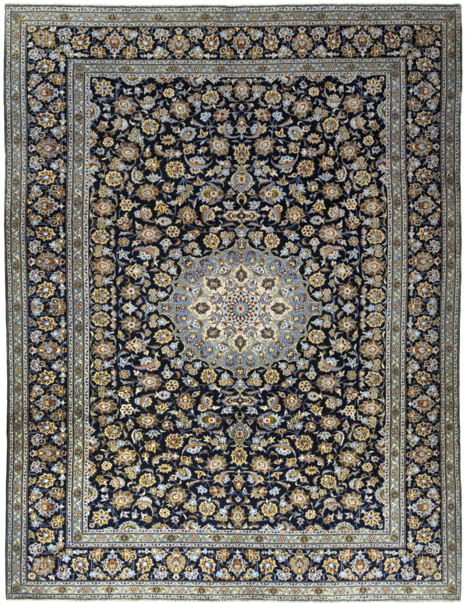 Tapis persan Kashan 13'0"x9'9" 13'0"x9'9", Tapis persan Noué à la main