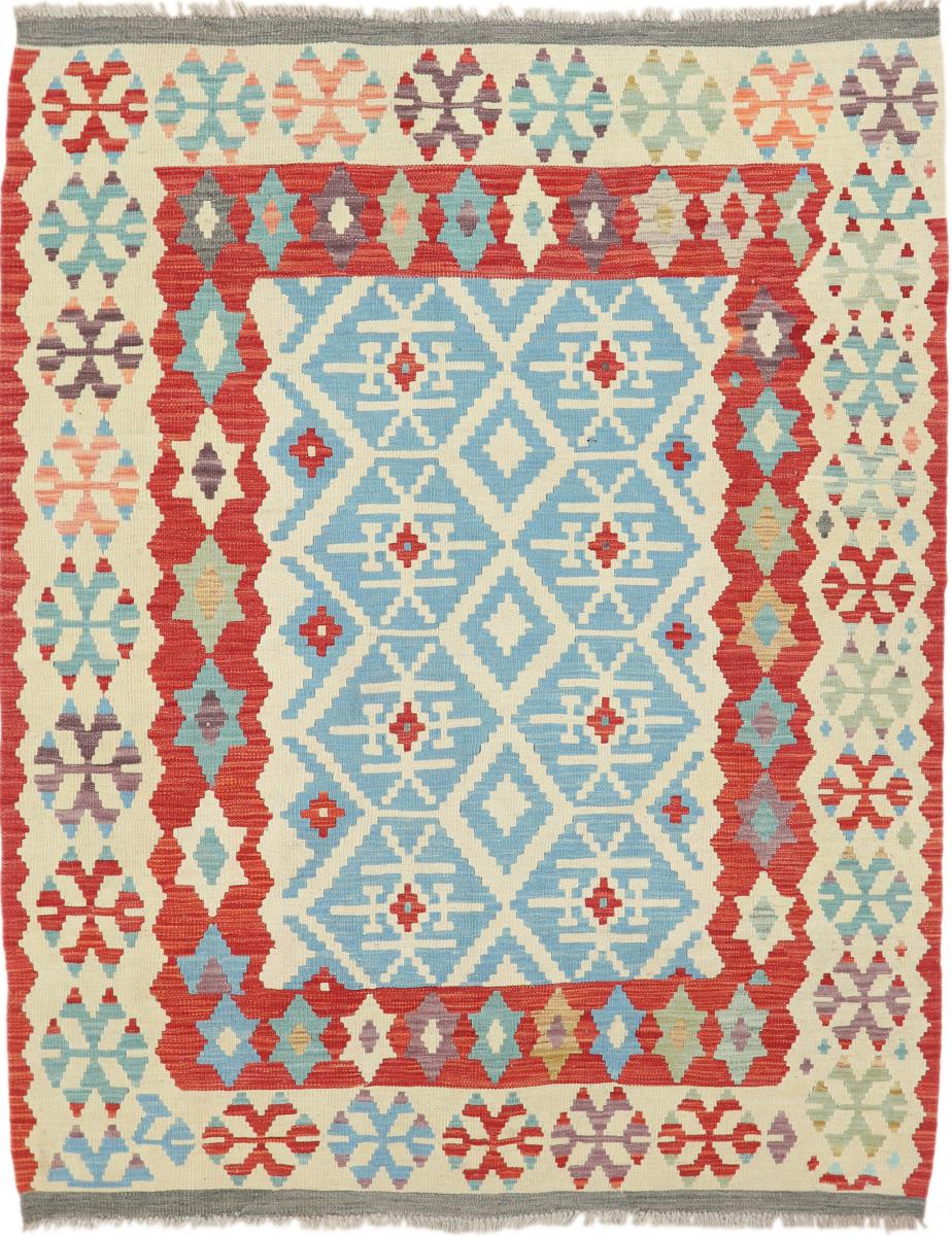 Afghan rug Kilim Afghan Heritage 6'5"x5'1" 6'5"x5'1", Persian Rug Woven by hand