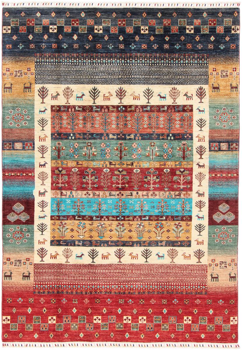 Afganistan-matto Arijana Design 246x174 246x174, Persialainen matto Solmittu käsin