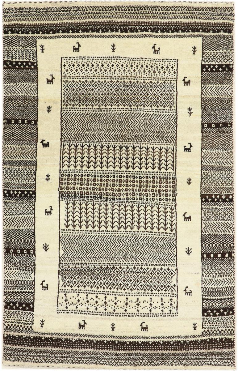 Perzisch tapijt Perzisch Gabbeh Loribaft Nature 129x80 129x80, Perzisch tapijt Handgeknoopte