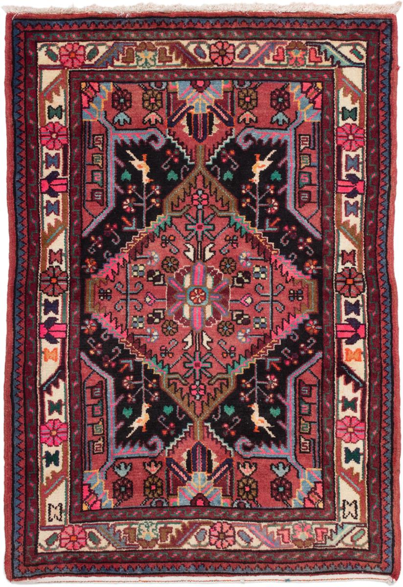 Persian Rug Tuyserkan 3'10"x2'8" 3'10"x2'8", Persian Rug Knotted by hand