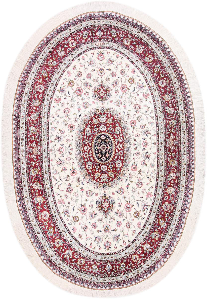 Perzisch tapijt Qum Zijde 201x132 201x132, Perzisch tapijt Handgeknoopte