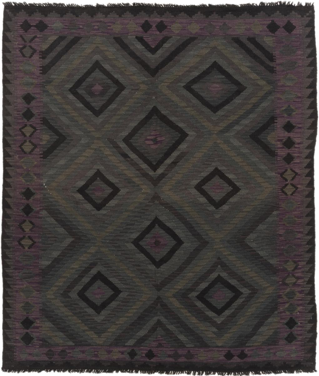 Afghan rug Kilim Afghan Heritage 6'6"x5'7" 6'6"x5'7", Persian Rug Woven by hand