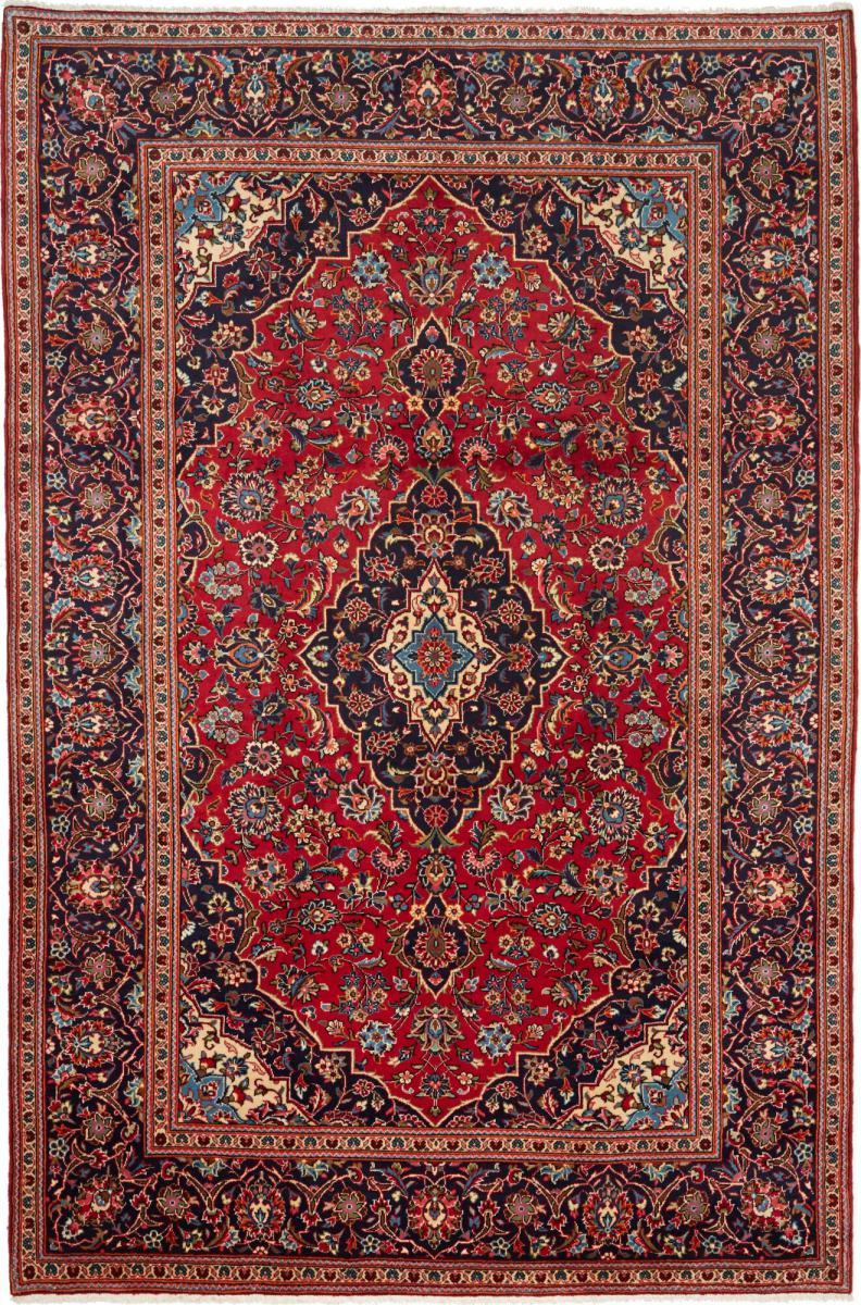 Tapis persan Kashan 303x201 303x201, Tapis persan Noué à la main