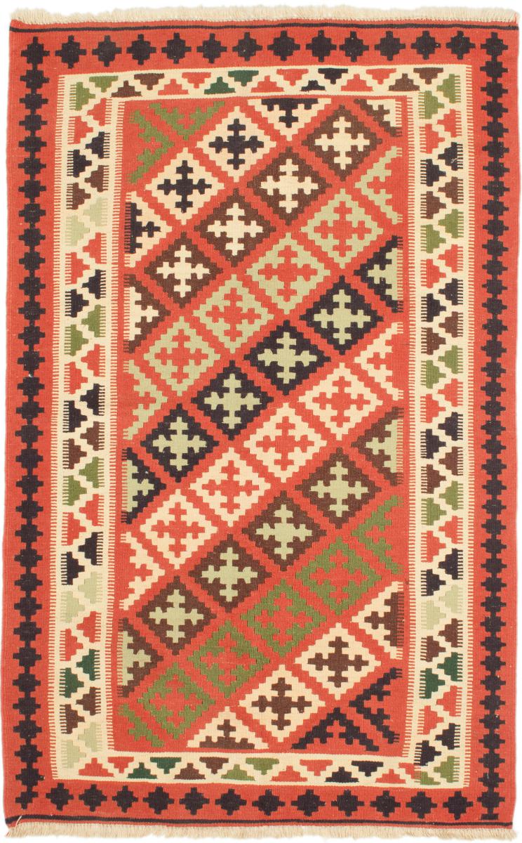 Tappeto persiano Kilim Fars 5'2"x3'2" 5'2"x3'2", Tappeto persiano Tessuto a mano