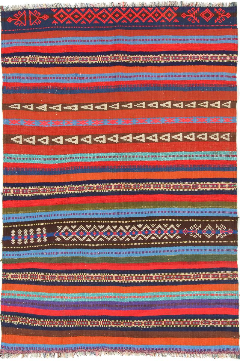 Dywan afgański Kilim Afghan Antyczny 155x107 155x107, Dywan perski Ręcznie tkane