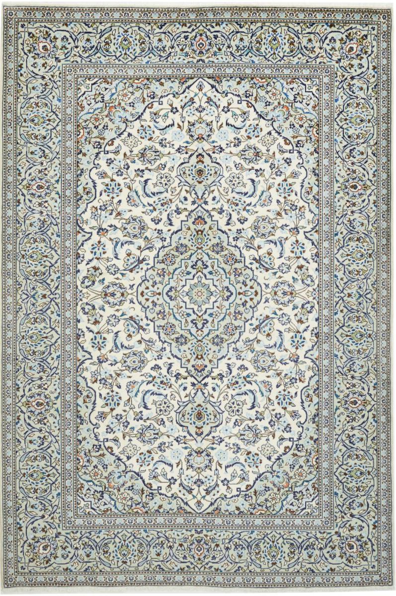 Persian Rug Keshan 9'6"x6'6" 9'6"x6'6", Persian Rug Knotted by hand