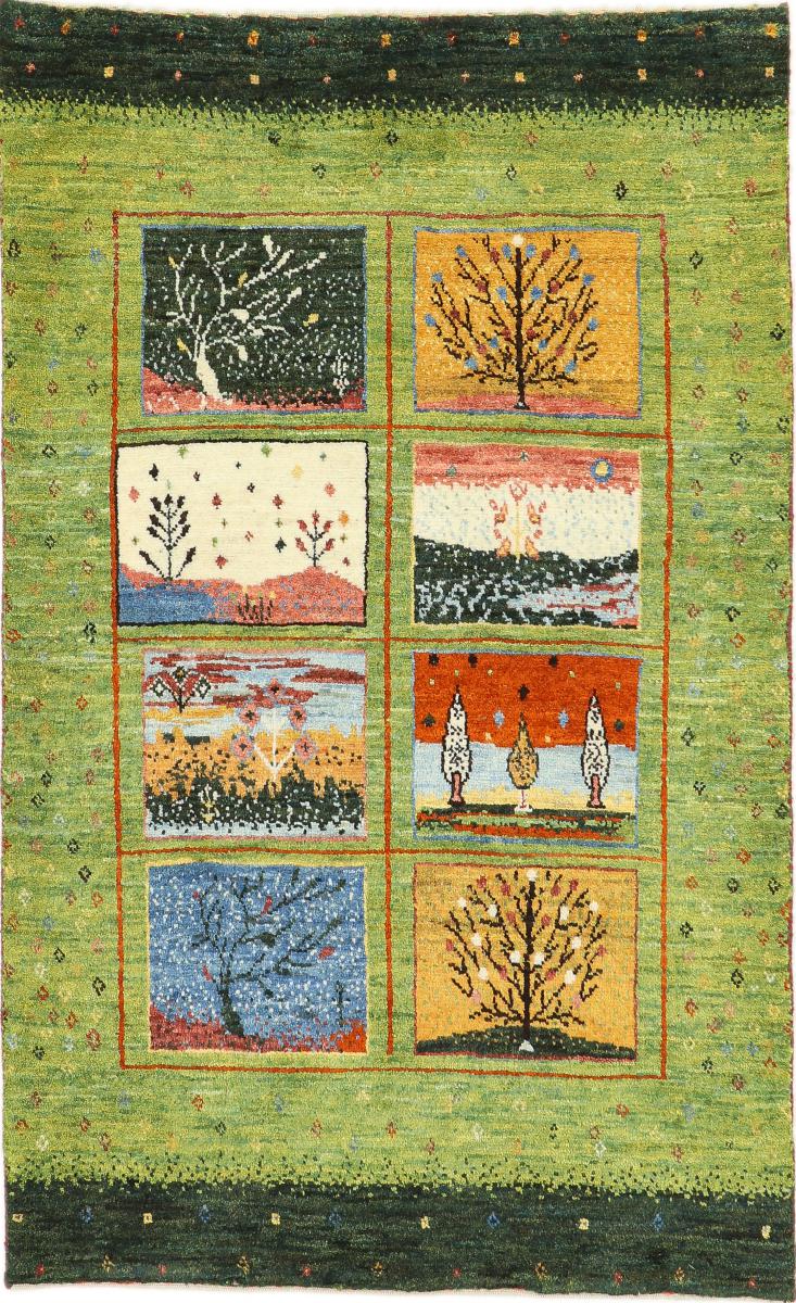 Perzisch tapijt Perzisch Gabbeh Loribaft Nature 130x81 130x81, Perzisch tapijt Handgeknoopte