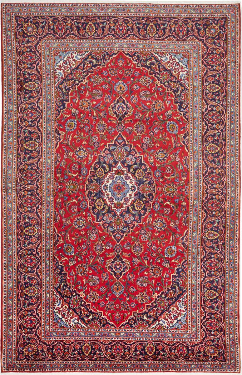 Tapis persan Kashan 301x195 301x195, Tapis persan Noué à la main