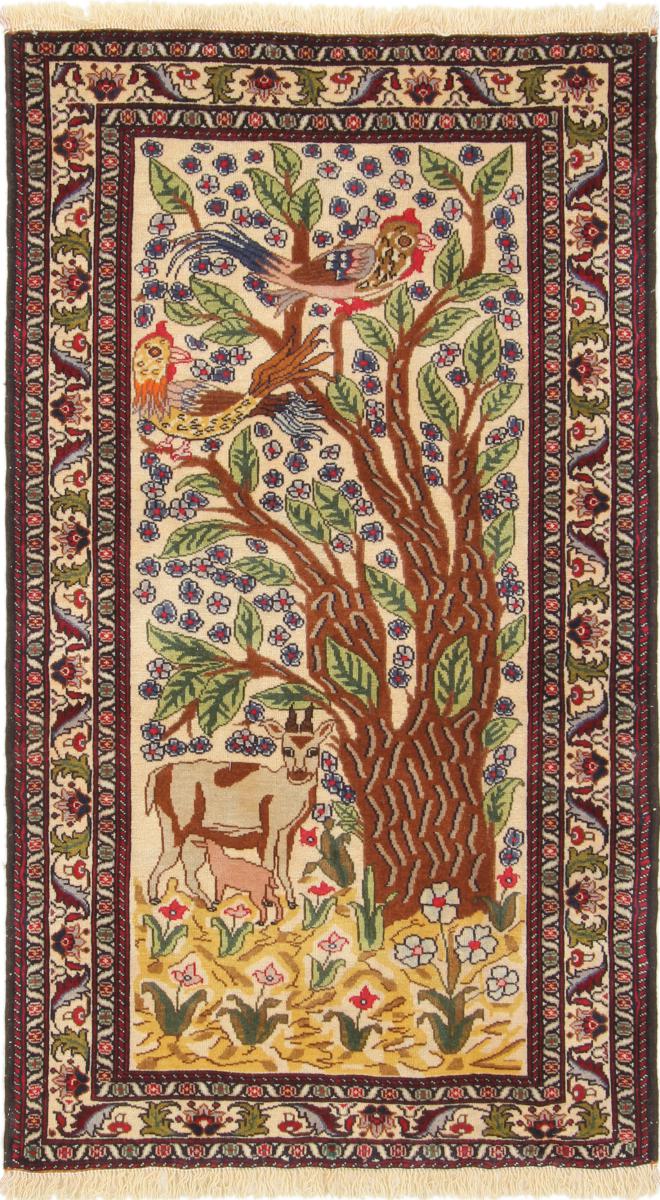 Perzisch tapijt Yazd 140x88 140x88, Perzisch tapijt Handgeknoopte
