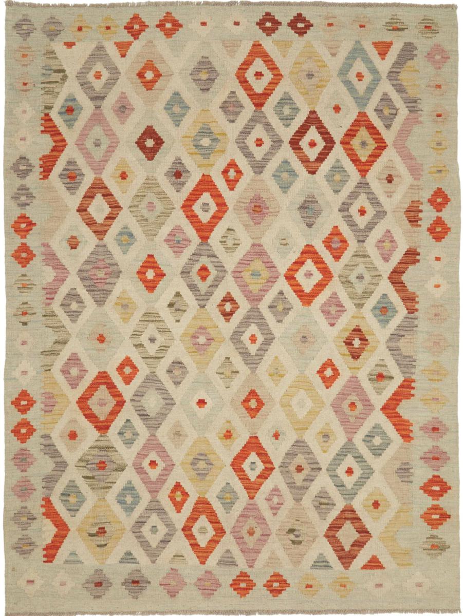 Dywan afgański Kilim Afghan 190x138 190x138, Dywan perski Ręcznie tkane