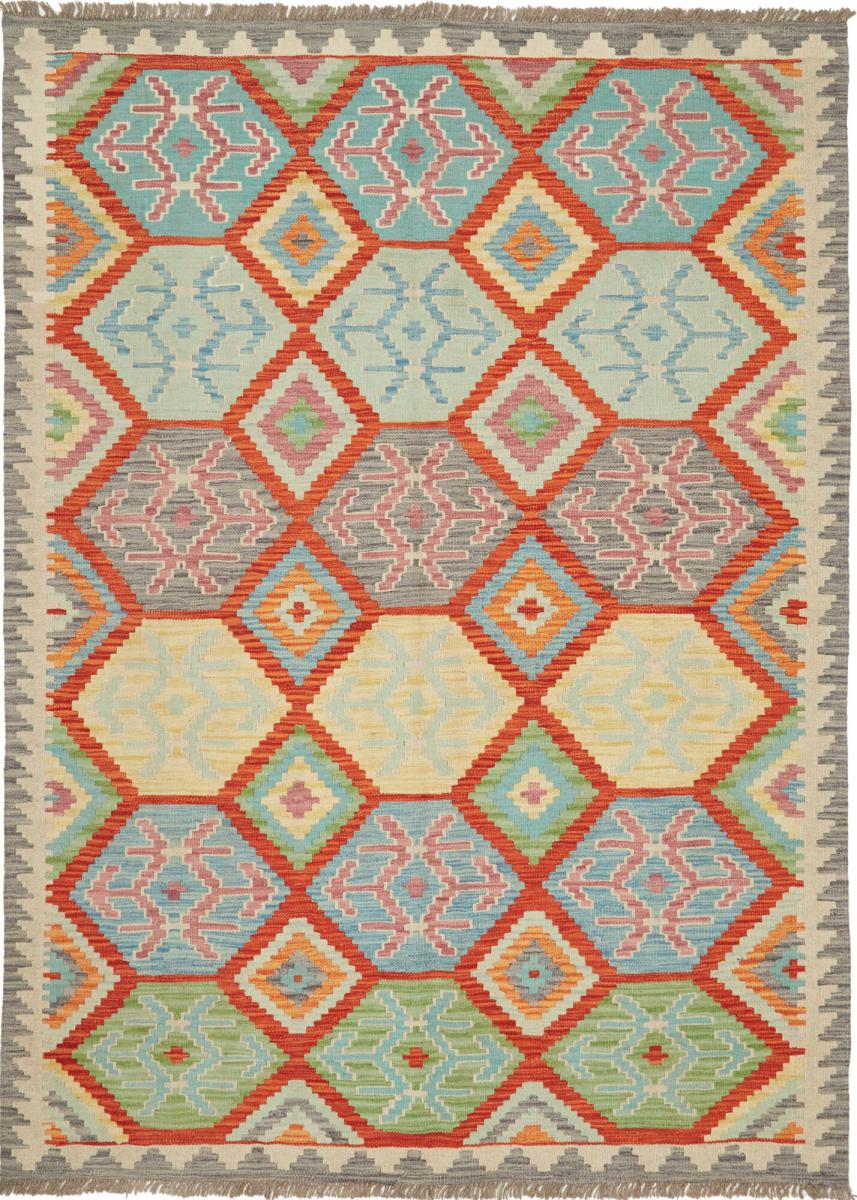 Afghan rug Kilim Afghan 206x149 206x149, Persian Rug Woven by hand