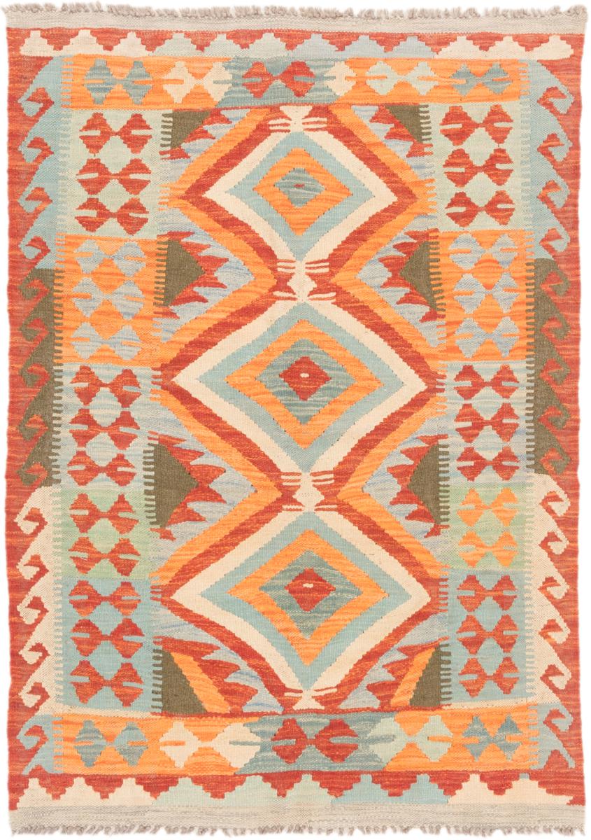 Afghanska mattan Kilim Afghan 138x94 138x94, Persisk matta handvävd 
