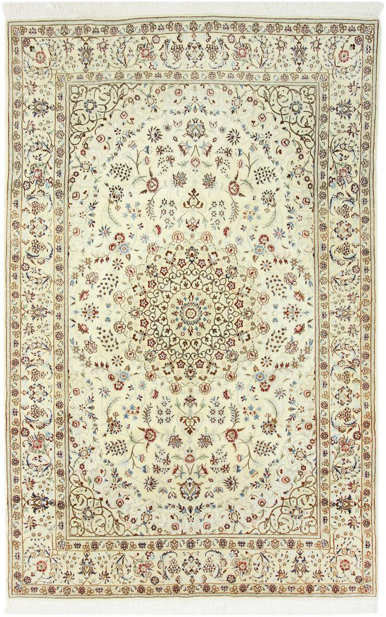 Persian Rug Nain 9La 10'2"x6'10" 10'2"x6'10", Persian Rug Knotted by hand