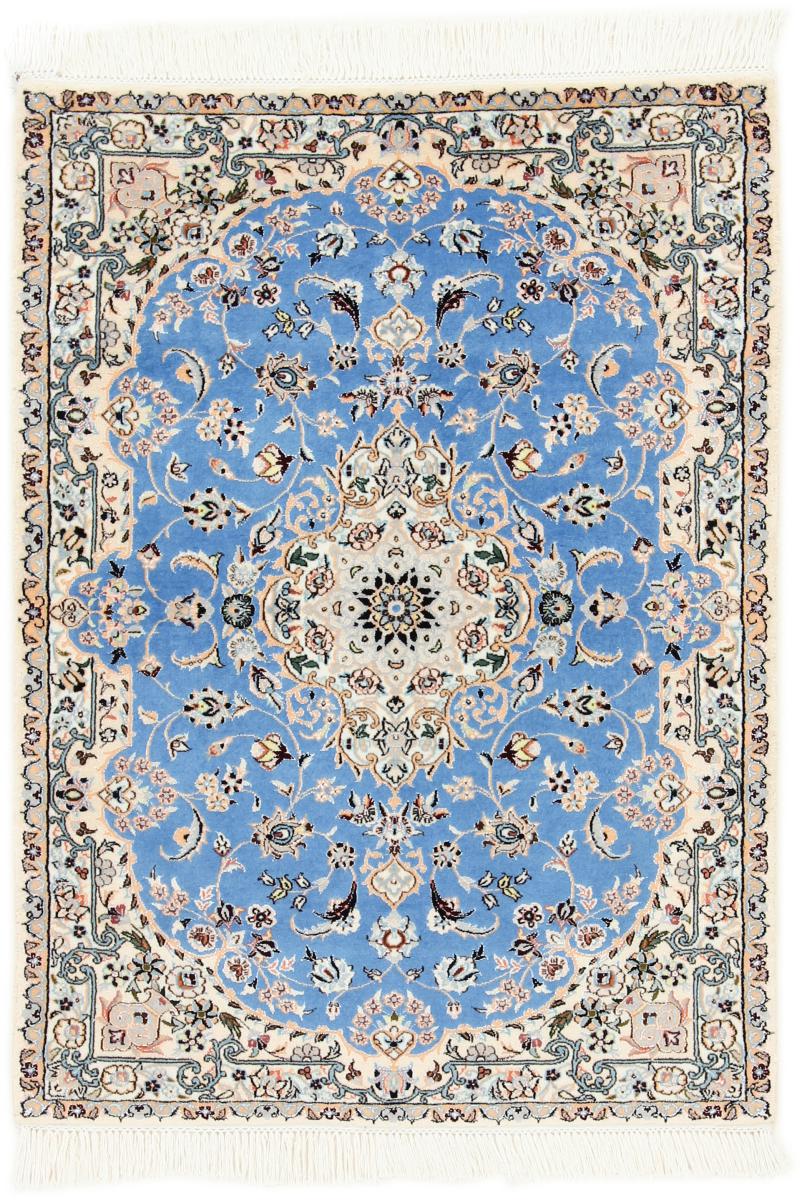 Tapis persan Naïn 6La 3'7"x2'9" 3'7"x2'9", Tapis persan Noué à la main