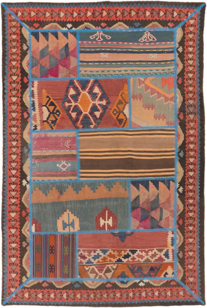  ペルシャ絨毯 キリム パッチワーク 180x120 180x120,  ペルシャ絨毯 手織り