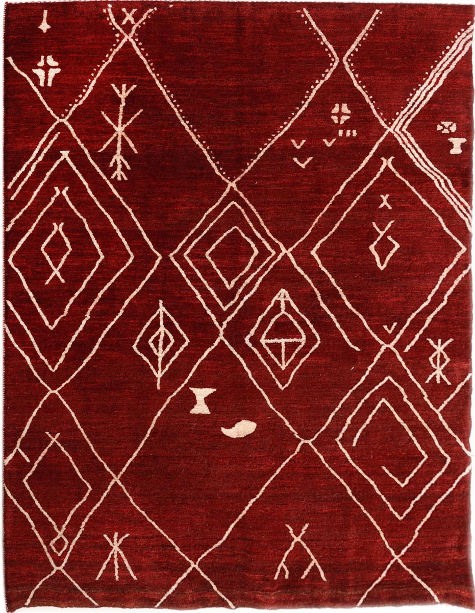 Tapis persan Persan Gabbeh Loribaft Nature 229x174 229x174, Tapis persan Noué à la main