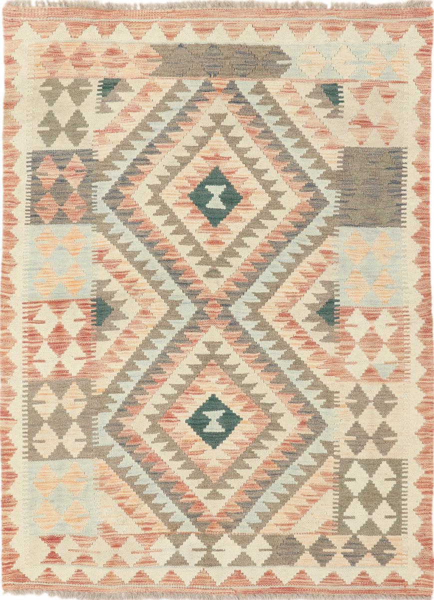Afghan rug Kilim Afghan Heritage 4'10"x3'7" 4'10"x3'7", Persian Rug Woven by hand