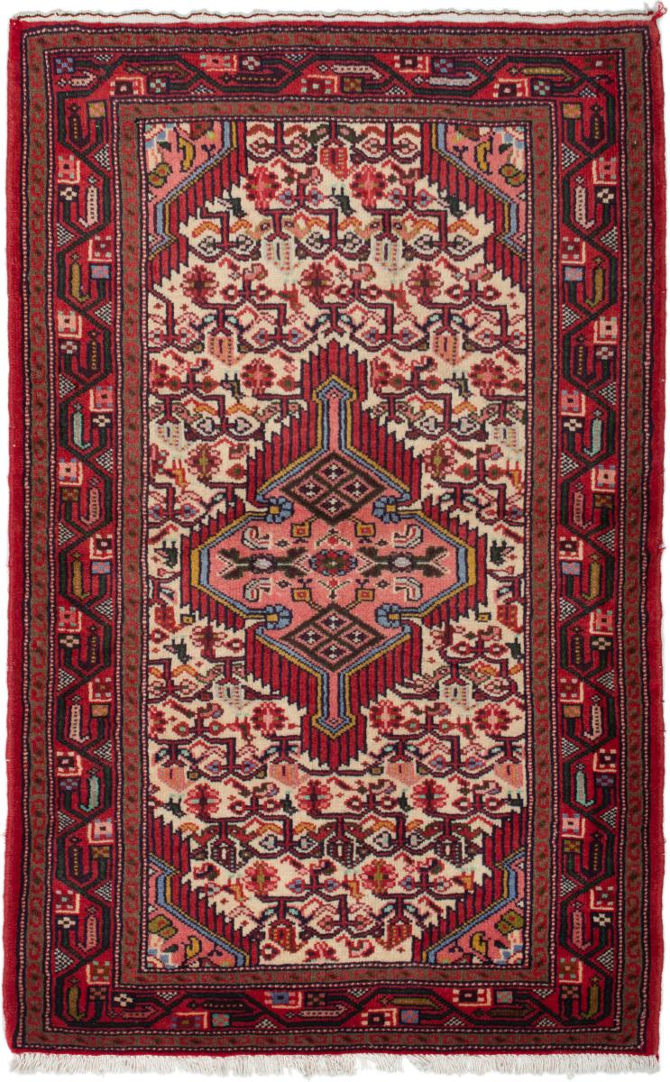 Persian Rug Asadabad 4'4"x2'9" 4'4"x2'9", Persian Rug Knotted by hand