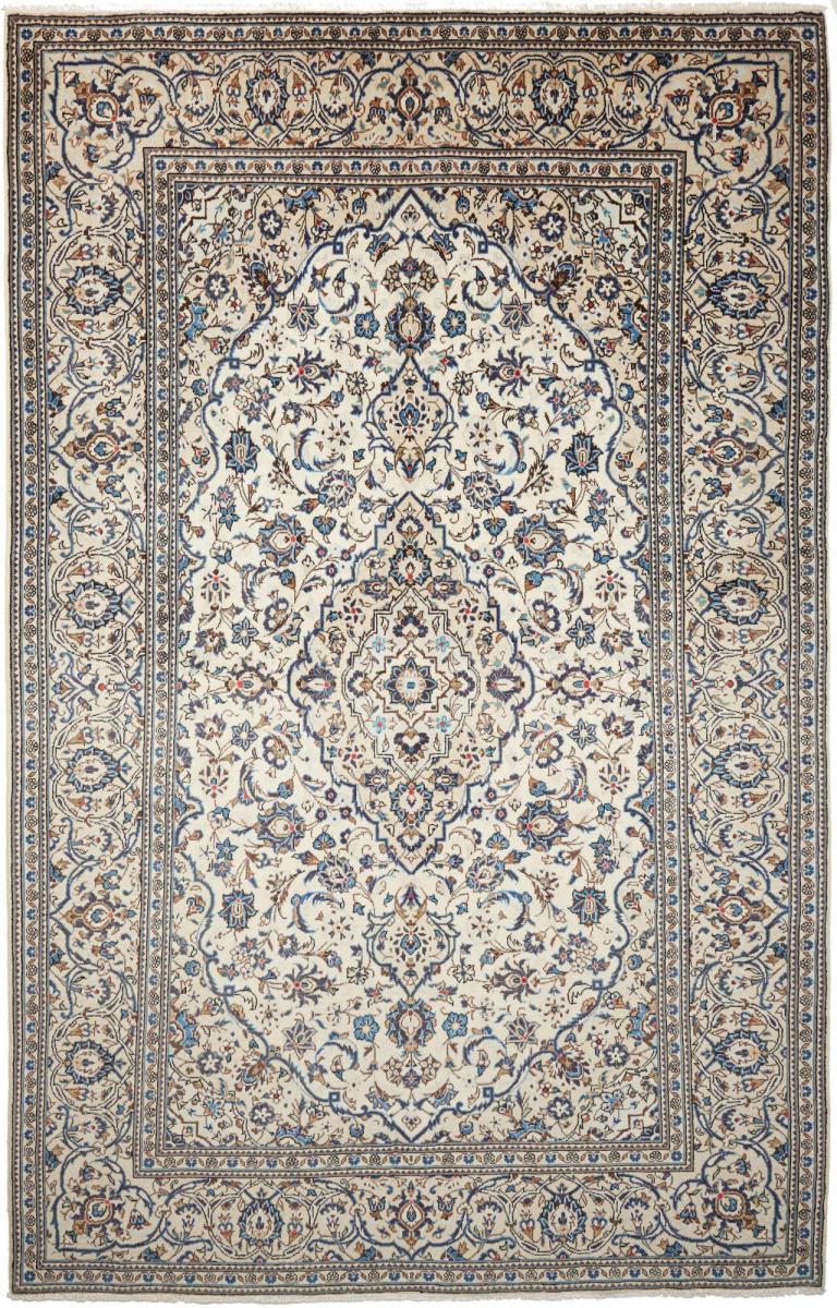 Persian Rug Keshan 9'10"x6'9" 9'10"x6'9", Persian Rug Knotted by hand