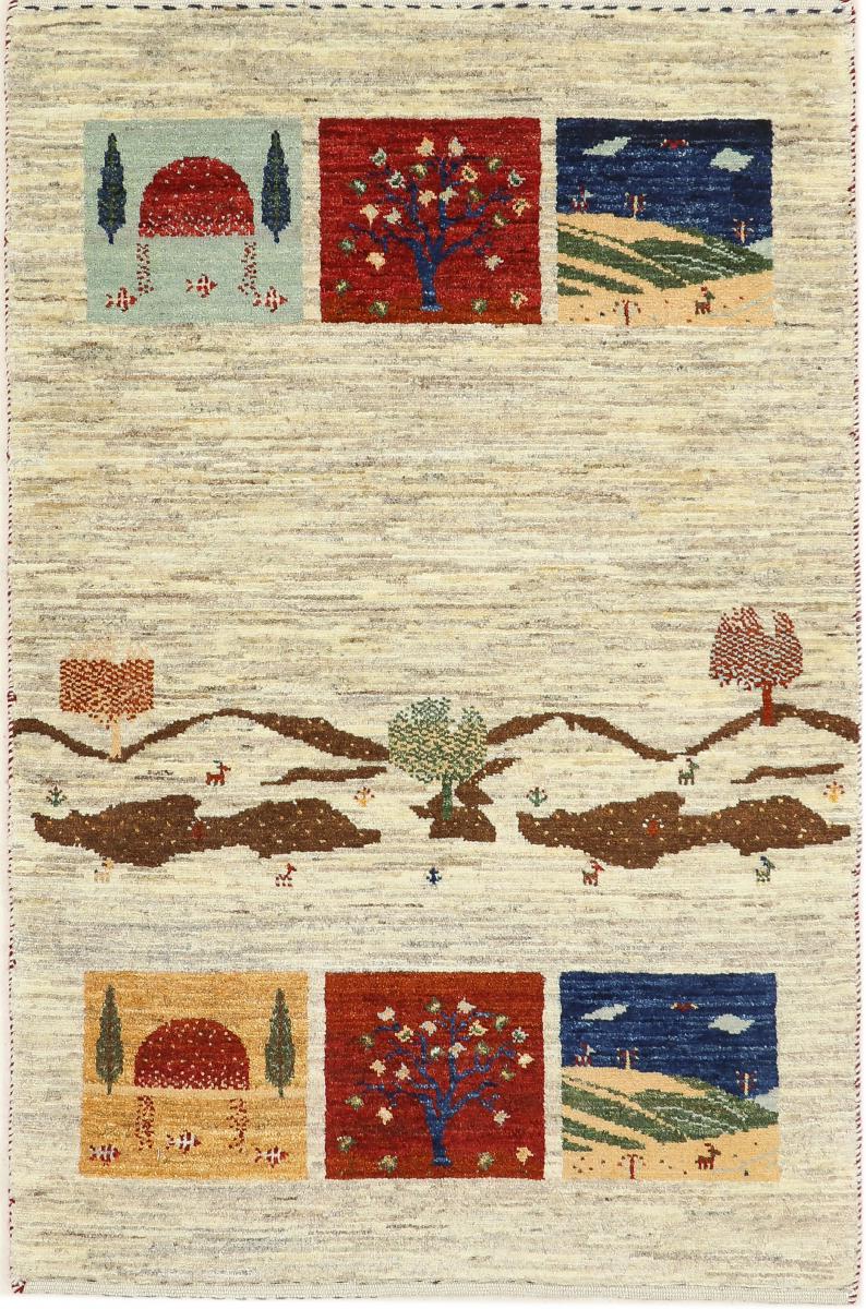 Perzisch tapijt Perzisch Gabbeh Loribaft Nature 117x78 117x78, Perzisch tapijt Handgeknoopte