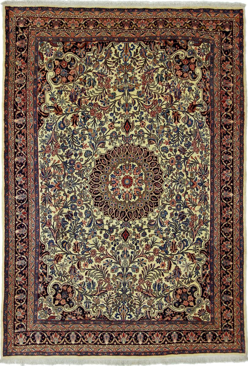 Tapis persan Bidjar 9'10"x6'11" 9'10"x6'11", Tapis persan Noué à la main