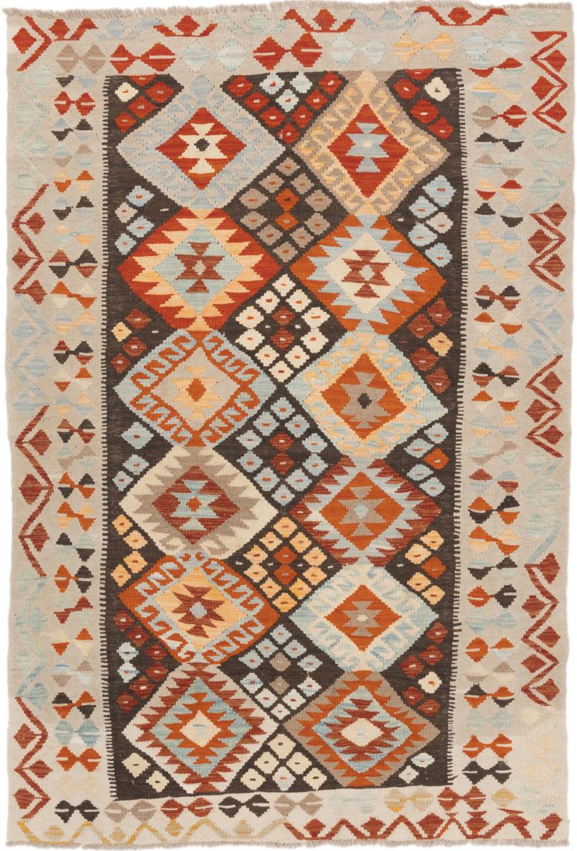 Alfombra afgana Kilim Afghan 185x126 185x126, Alfombra persa Tejido a mano