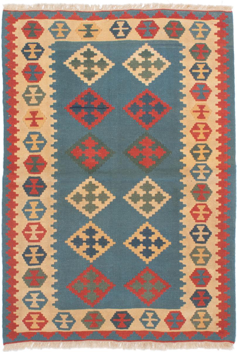 Persian Rug Kilim Fars 5'7"x3'10" 5'7"x3'10", Persian Rug Woven by hand
