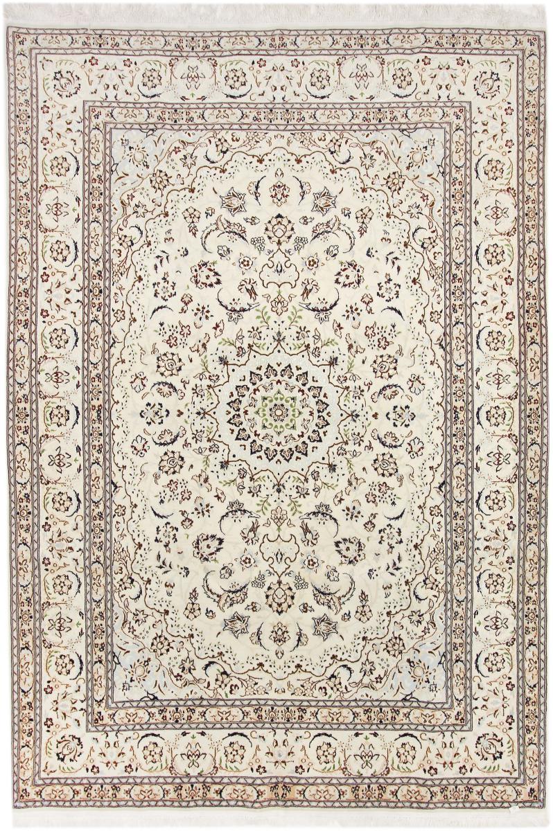 Tapis persan Naïn 9La 10'0"x6'11" 10'0"x6'11", Tapis persan Noué à la main