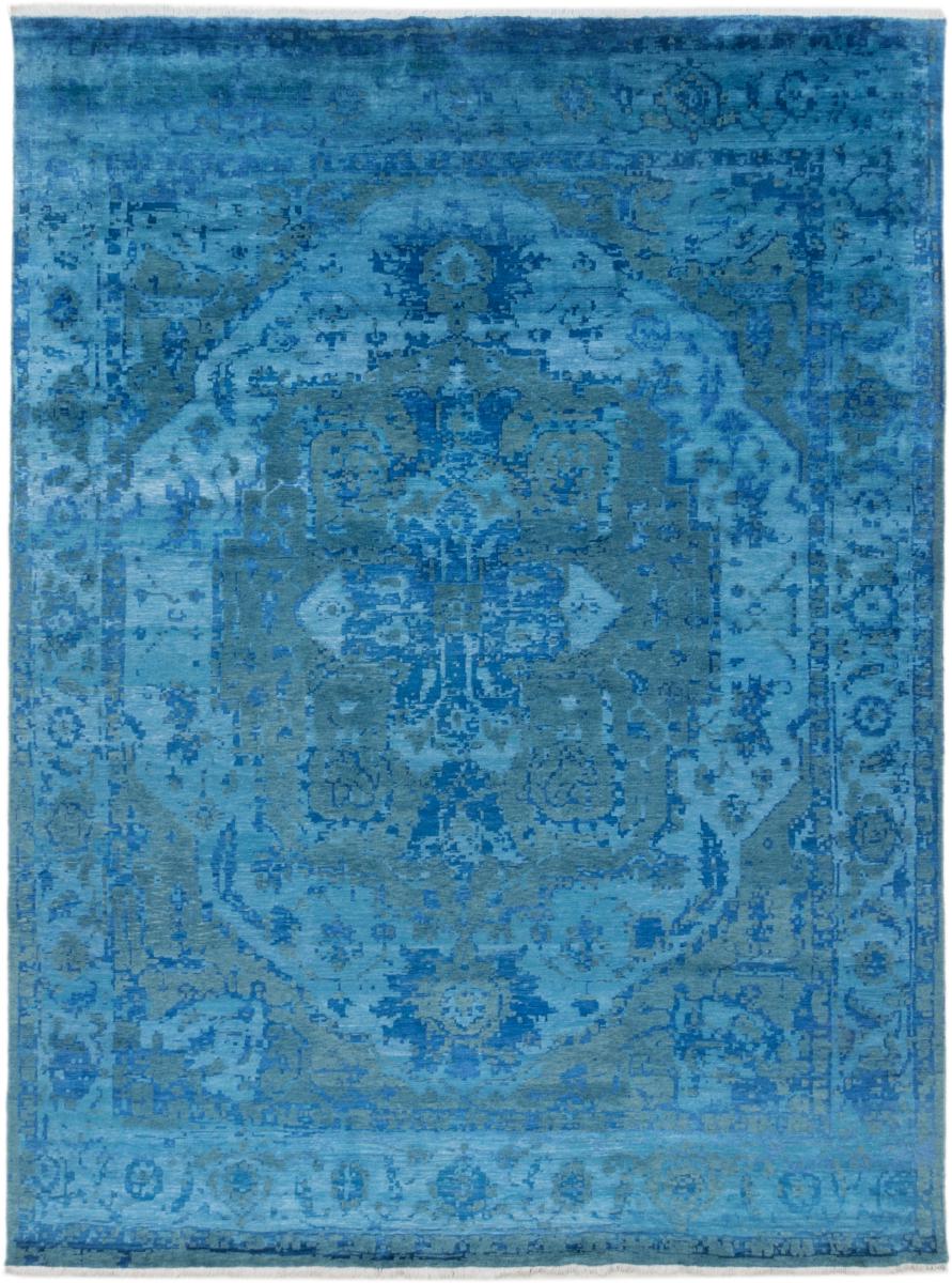 Indo rug Sadraa 11'11"x9'0" 11'11"x9'0", Persian Rug Knotted by hand