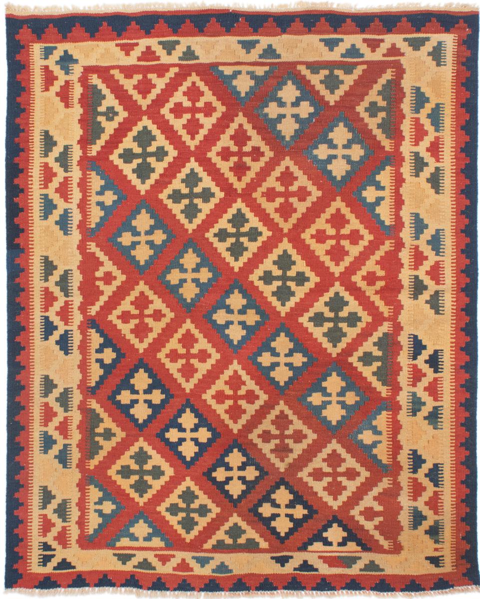 Persian Rug Kilim Fars 142x118 142x118, Persian Rug Woven by hand