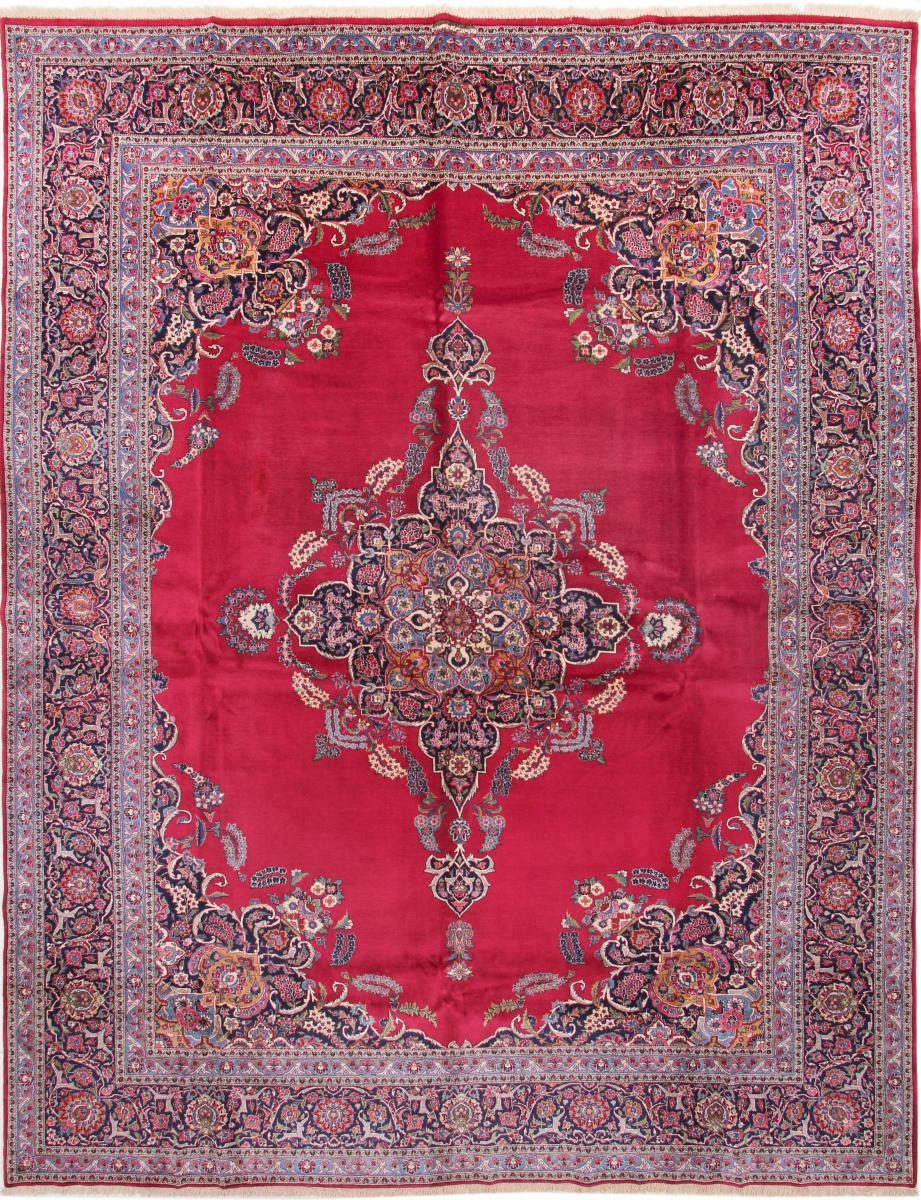 Tapis persan Kashan 403x317 403x317, Tapis persan Noué à la main