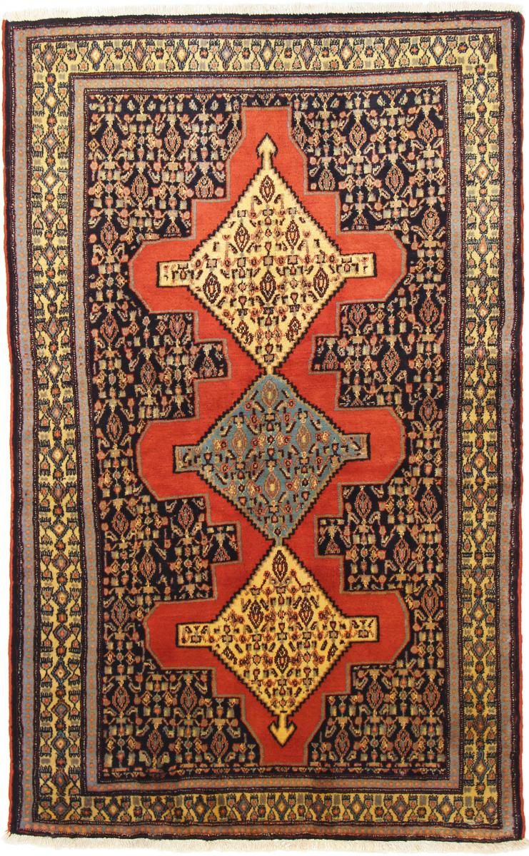 Persian Rug Senneh 6'8"x4'2" 6'8"x4'2", Persian Rug Knotted by hand