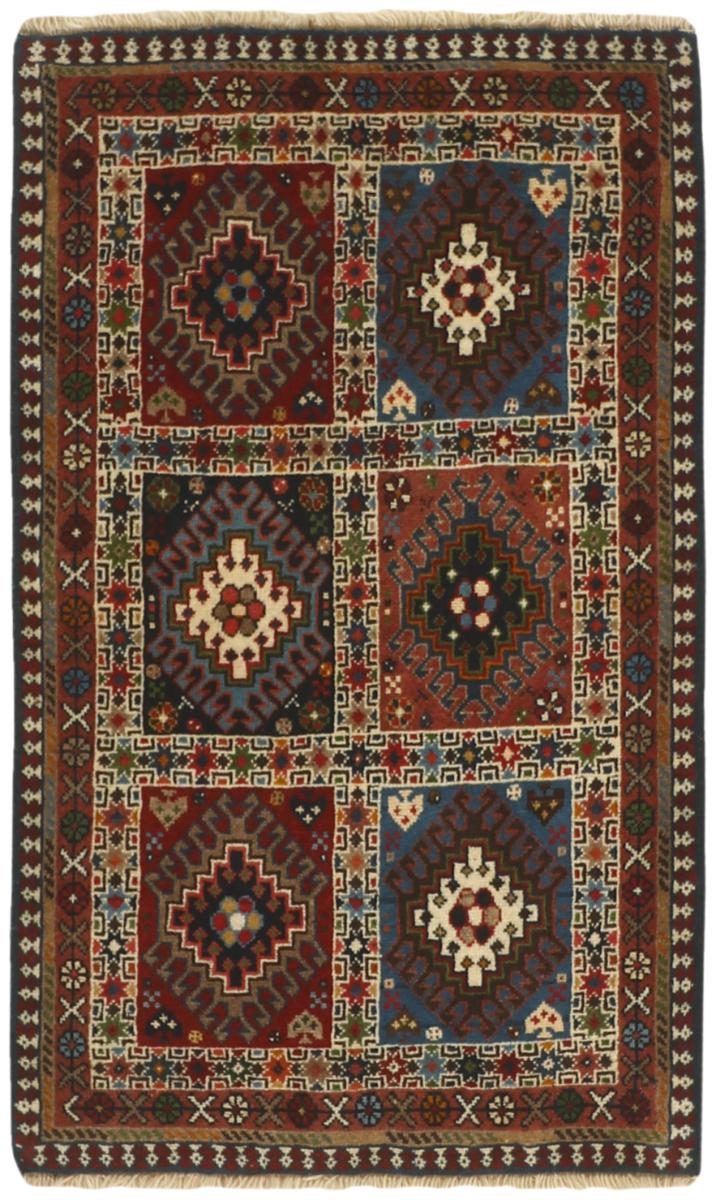  ペルシャ絨毯 ヤラメー 103x61 103x61,  ペルシャ絨毯 手織り