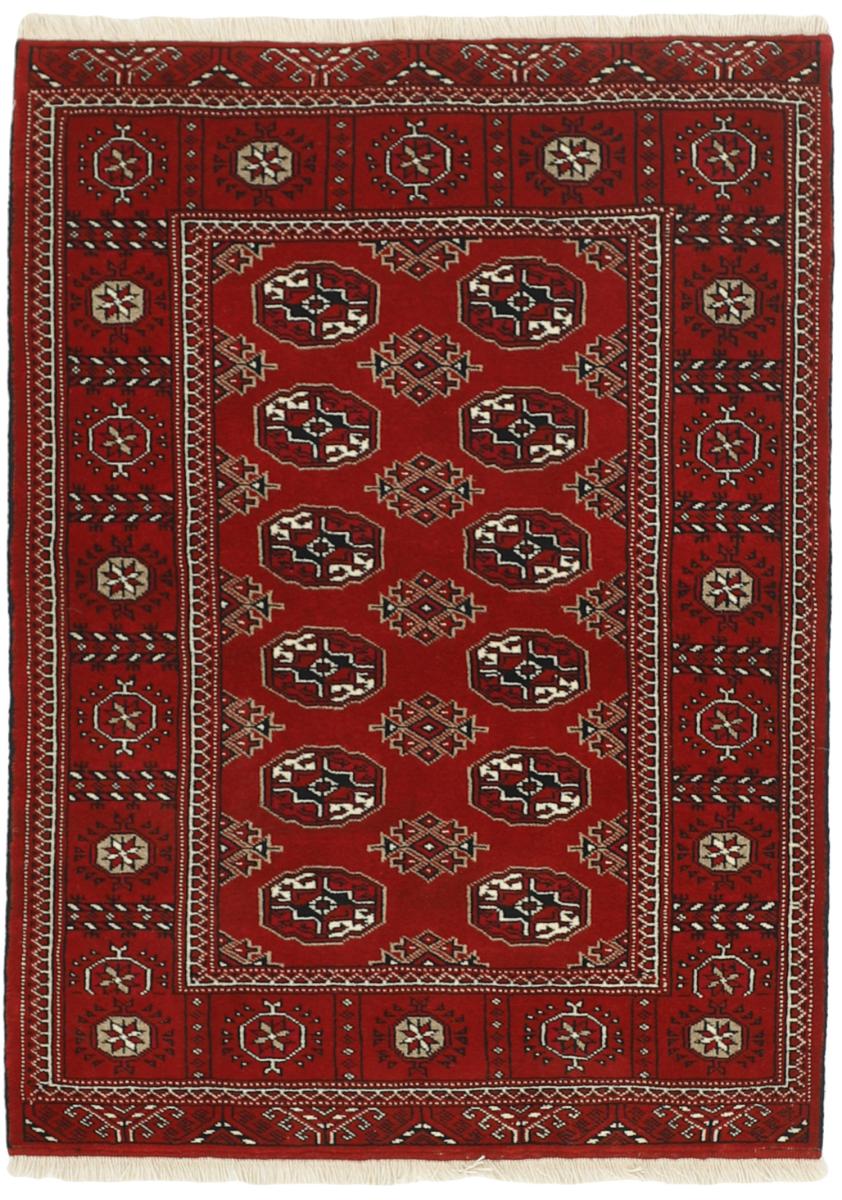  ペルシャ絨毯 トルクメン 4'9"x3'5" 4'9"x3'5",  ペルシャ絨毯 手織り