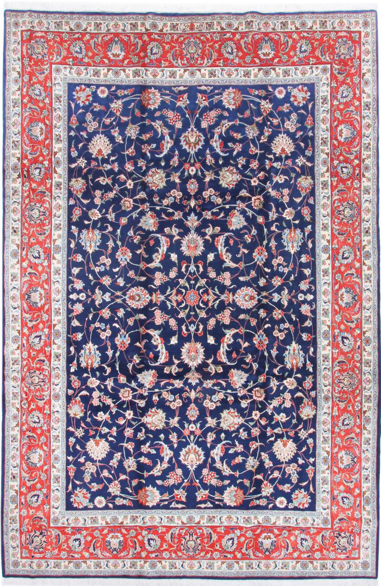 Perzisch tapijt Isfahan Sherkat 12'4"x8'5" 12'4"x8'5", Perzisch tapijt Handgeknoopte